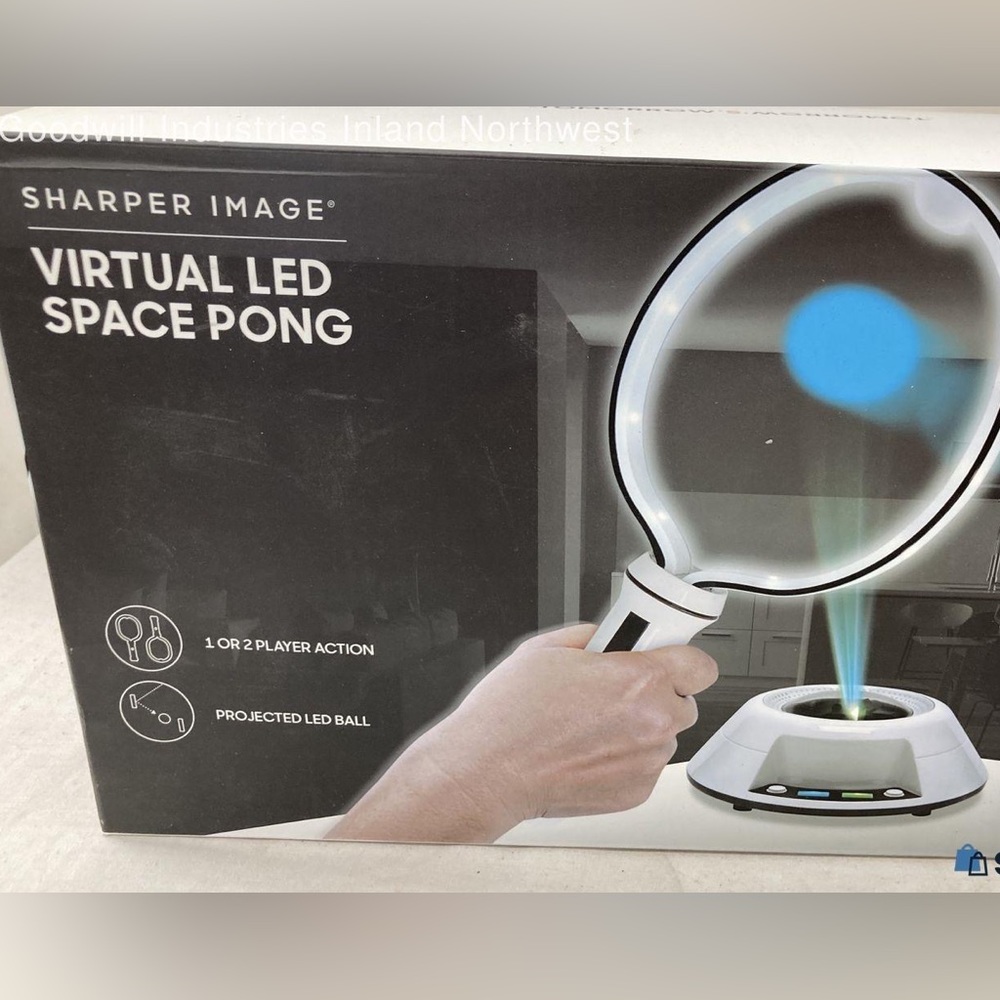 Sharper image Virtual LED Space Ping Pong Game*NEW*